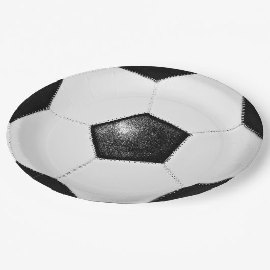 Voetbal Papieren Bordje (Gekanteld)