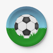 Voetbal Papieren Bordje (Voorkant)