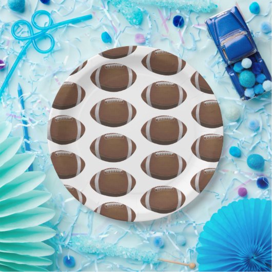 "Voetbal"  Papieren Bordje (Feest)