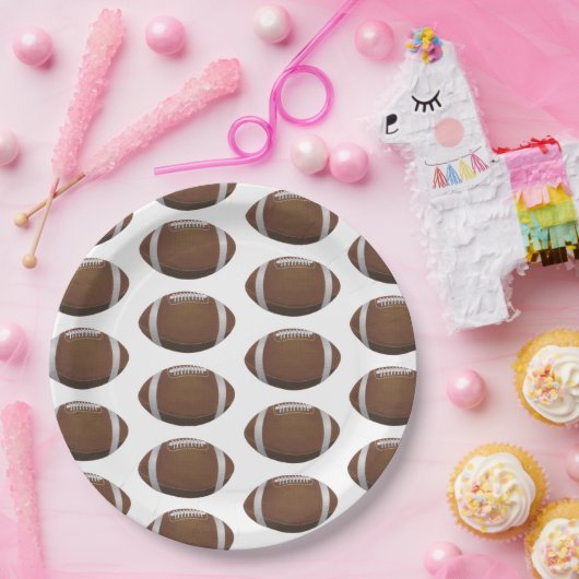 "Voetbal"  Papieren Bordje (Feest)