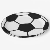 Voetbal Papieren Bordje (Gekanteld)