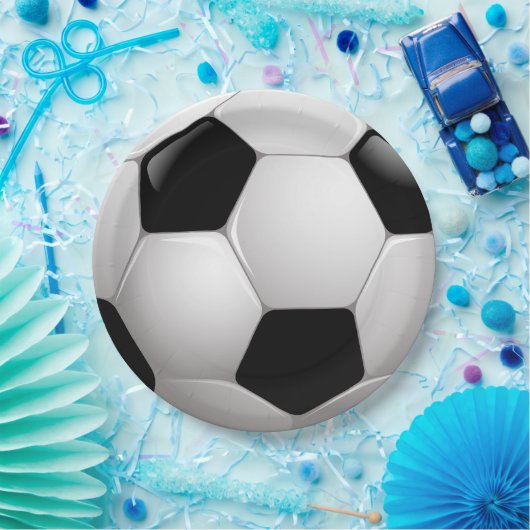Voetbal Papieren Bordje (Feest)