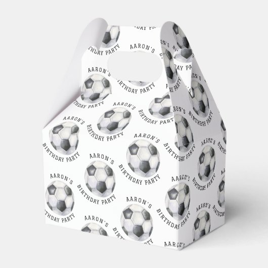 Voetbal-partij Bedankdoosjes (Voorkant Zijde)