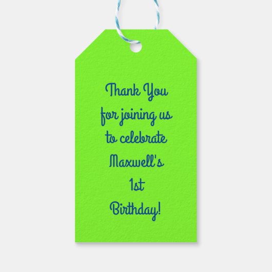 Voetbal-partij Cadeaulabel (Achterkant)