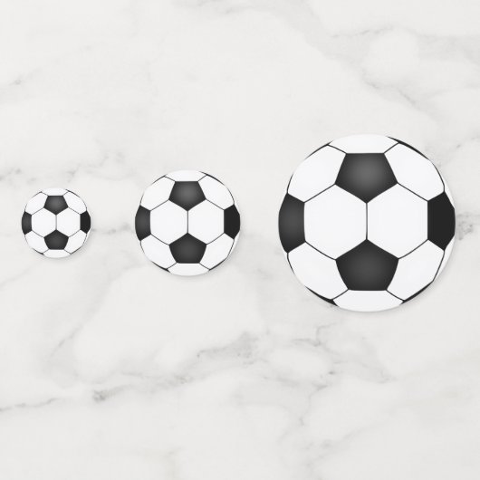 Voetbal-partij Confetti (Achterkanten)