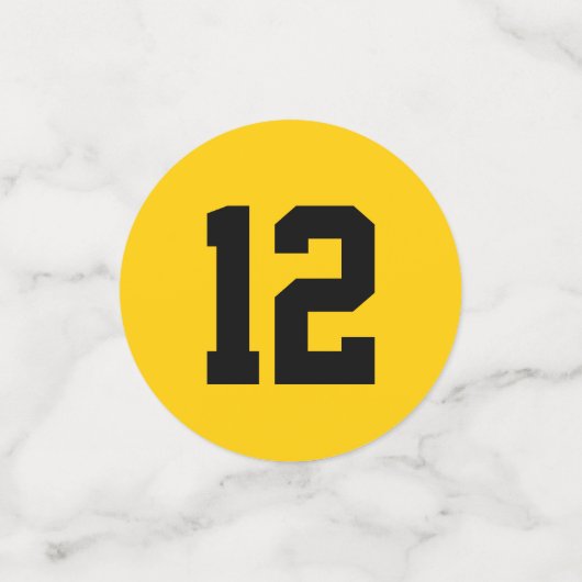 Voetbal-partij Confetti (Kleine voorkant)