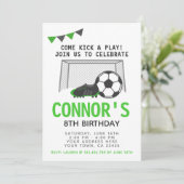 Voetbal-partij Kaart (Staand voorkant)