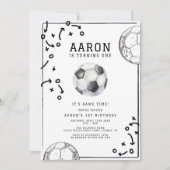 Voetbal-partij Kaart (Voorkant)