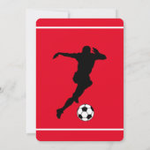 Voetbal-partij Kaart (Achterkant)