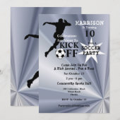 Voetbal-partij Kaart (Voorkant / Achterkant)