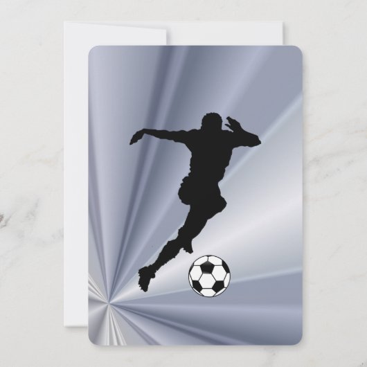 Voetbal-partij Kaart (Achterkant)