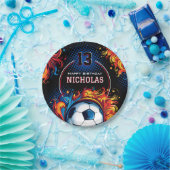 Voetbal-partij Papieren Bordje (Feest)