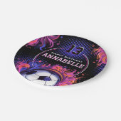 Voetbal-partij Papieren Bordje (Gekanteld)