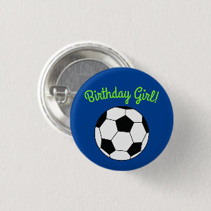 Voetbal-partij Ronde Button 3,2 Cm