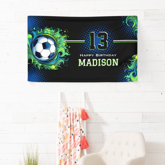 Voetbal-partij Spandoek (Insitu)