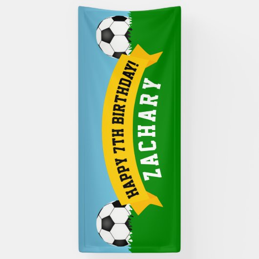 Voetbal-partij Spandoek (Verticaal)