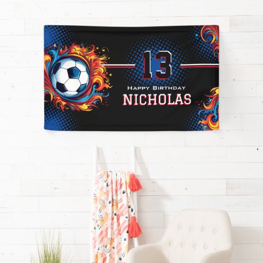 Voetbal-partij Spandoek (Insitu)