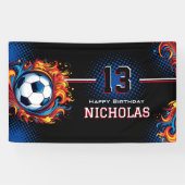 Voetbal-partij Spandoek (Horizontaal)