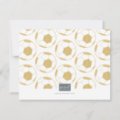 Voetbal Party Dank u Gold Note Kaart (Achterkant)