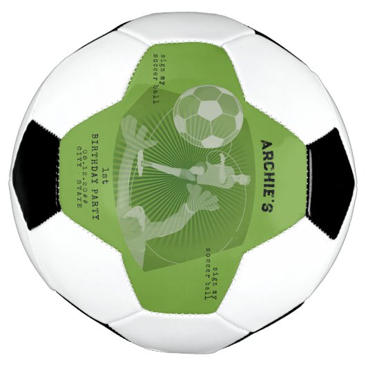 Voetbal Party Game Dag Pitch Verjaardagsfeest (Gedraaid)