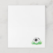 Voetbal Party plaats kaarten Plaatskaartje (Buitenkant ongevouwen)