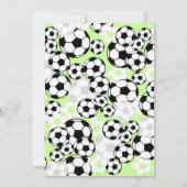 Voetbal Party Uitnodiging (Achterkant)