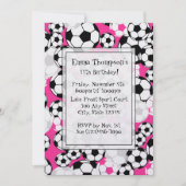 Voetbal Party Uitnodiging (Voorkant)