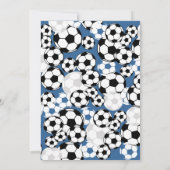 Voetbal Party Uitnodiging (Achterkant)
