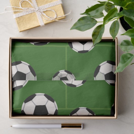 Voetbal patroon, afgesneden papier voor partijweef (Geschenk)