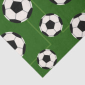 Voetbal patroon, afgesneden papier voor partijweef (Detail)