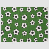 Voetbal patroon, afgesneden papier voor partijweef (Voorkant)