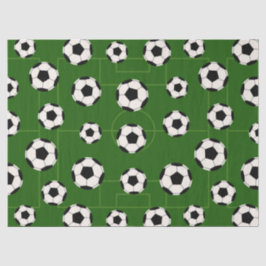 Voetbal patroon, afgesneden papier voor partijweef