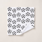 Voetbal Patroon Bad Handdoek (Wasdoekje)