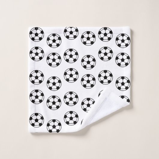 Voetbal Patroon Bad Handdoek (Wasdoekje)