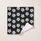 Voetbal Patroon Bad Handdoek (Wasdoekje)