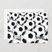Voetbal Patroon Briefkaart (Voorkant / Achterkant)