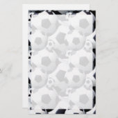 Voetbal Patroon Briefpapier (Voorkant / Achterkant)