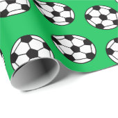 Voetbal Patroon Cadeaupapier (Rol Hoek)