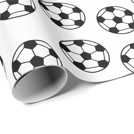 Voetbal Patroon Cadeaupapier (Rol Hoek)
