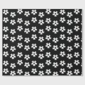 Voetbal Patroon Cadeaupapier (Vlak)