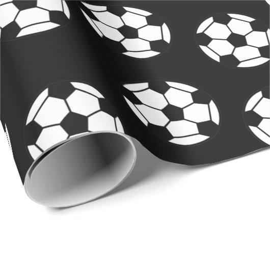 Voetbal Patroon Cadeaupapier (Rol Hoek)