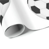 Voetbal patroon cadeaupapier (Rol Hoek)