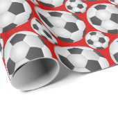 Voetbal Patroon Cadeaupapier (Rol Hoek)