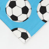 Voetbal Patroon Fleece Deken (Hoek)