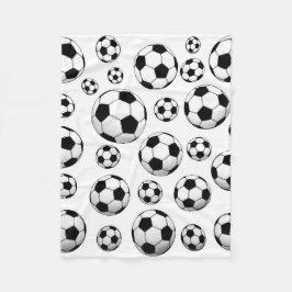 voetbal Patroon Fleece Deken