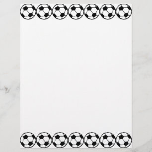 Voetbal patroon flyer