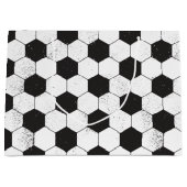 Voetbal Patroon Groot Cadeauzakje (Voorkant)