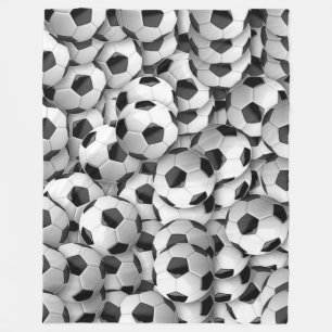 voetbal Patroon grote rugzak Fleece Deken