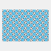 Voetbal Patroon Inpakpapier Vel (Voorkant)
