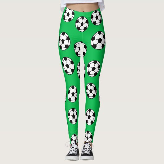 Voetbal Patroon Leggings (Voorkant)